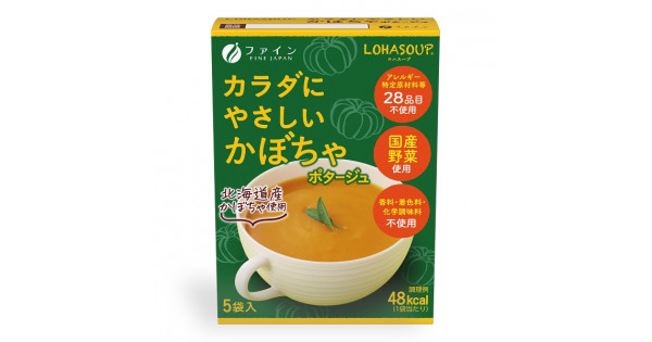 5包)　日本南瓜濃湯,　70克(14克x